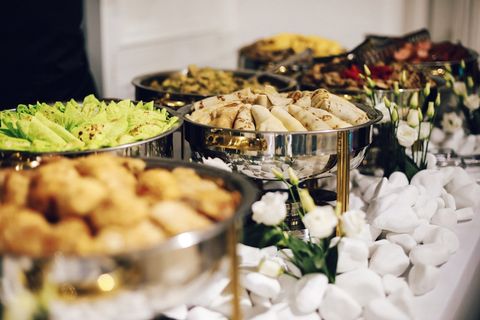 Fusion catering spread
